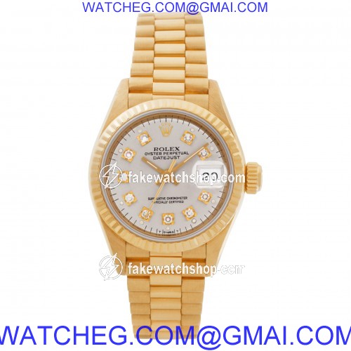 Rolex 69178 Datejust Automatic Female 18k yellow gold 2