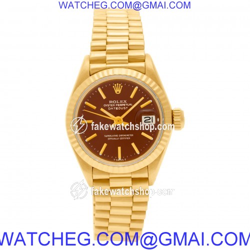 Rolex 6917 Datejust Automatic Female 18k yellow gold 2
