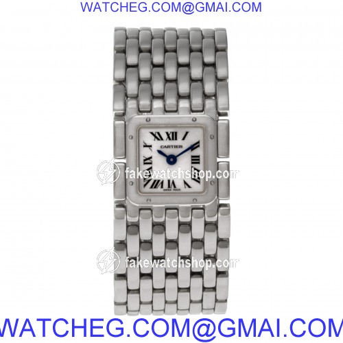 Cartier 2420 Ruban Quartz Female Stainless Steel 2