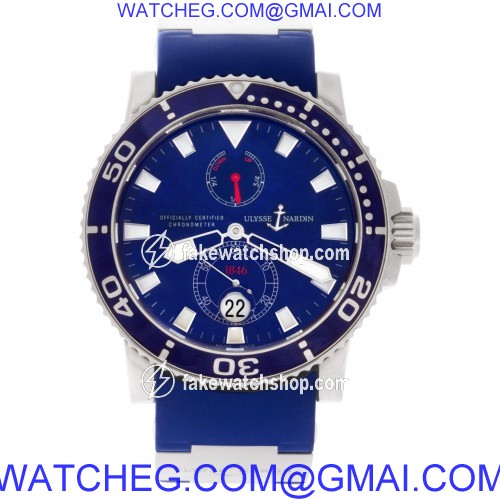 Ulysse Nardin 260-32-3A Maxi Marine Automatic Male 18k White Gold 2