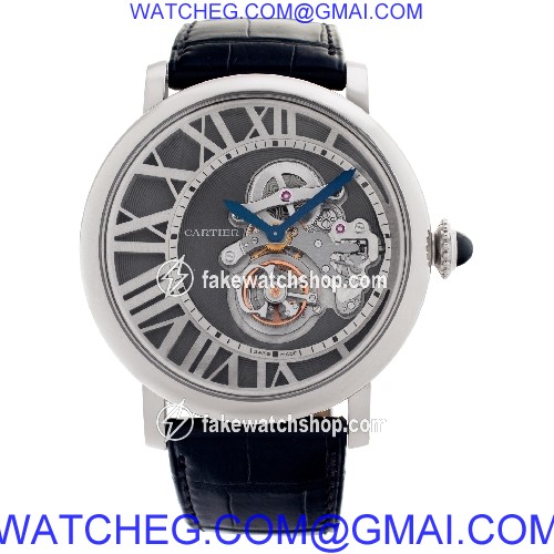 Cartier W1556214 Rotonde Manual Male 18k White Gold 2