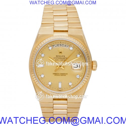 Rolex 19018 Day-Date Quartz Male 18k yellow gold 2