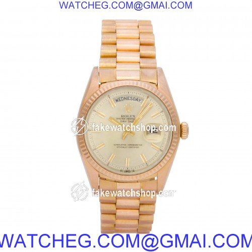 Rolex 1803 Day-Date Automatic Male 18k rose gold 2