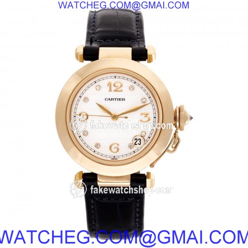 Cartier 1035 Pasha Automatic Female 18k yellow gold 2