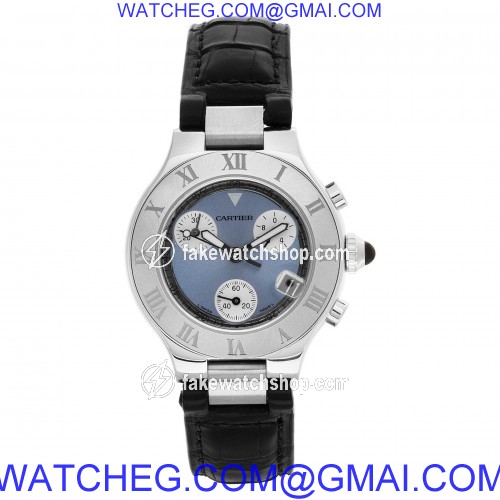 Cartier 2996 Chronoscaph 21 Quartz Unisex Stainless Steel 2