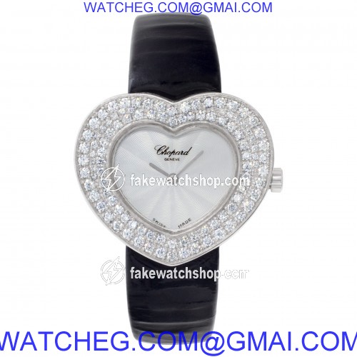 Chopard 5631 Heart Quartz Female 18k White Gold 2