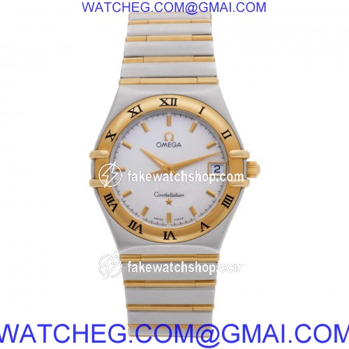 Omega 1212.30.00 Constellation Quartz Male 18k Yellow Gold 2
