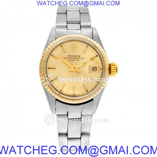 Rolex 6517 Date Automatic Female Stainless Steel 2