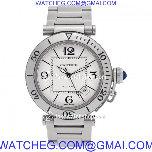 Cartier W31080M7 Pasha Automatic Male Stainless Steel 2