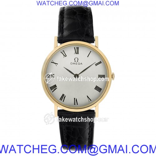 Omega D6672 Classic Manual Male 14k yellow gold 2