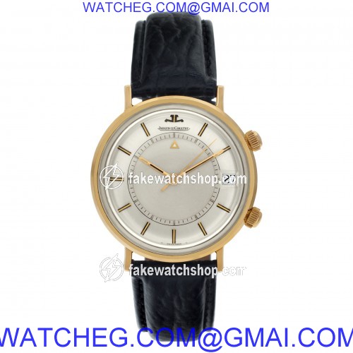 Jaeger LeCoultre E855 Memovox Manual Male 14k yellow gold 2