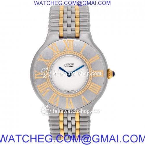 Cartier 1340 Must 21 Quartz Female Stainless Steel 2