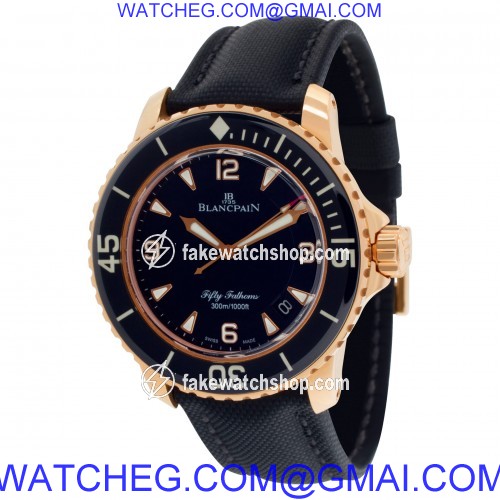 Blancpain 5015.3630.52 Fifty Fathoms Automatic Male 18k rose gold 2