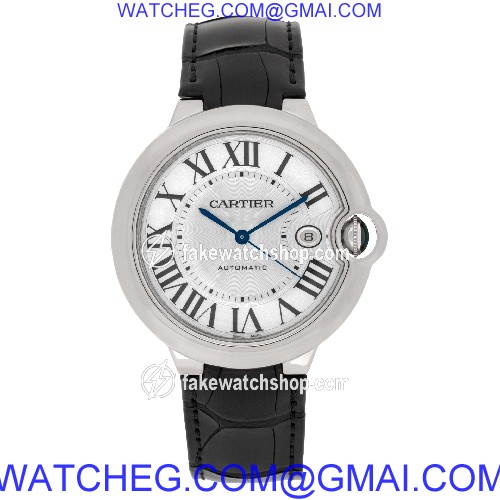 Cartier W6901351 Ballon Bleu Automatic Male 18k White Gold 2