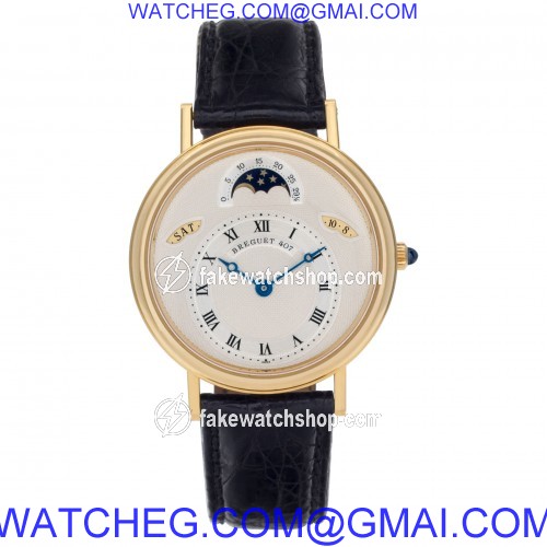 Breguet 3337ba/1e/986 Quantieme Automatic Male 18k yellow gold 2
