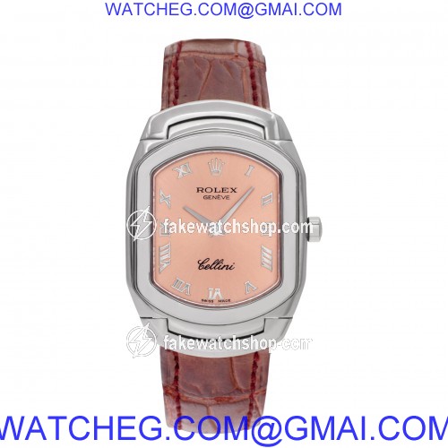Rolex 6631 Cellini Quartz Female 18k White Gold 2