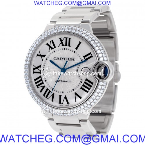 Cartier we9009z3 Ballon Bleu Automatic Male 18k White Gold 2