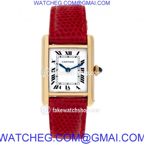 Cartier Cartier 1684 Tank Manual Female 18k yellow gold 2