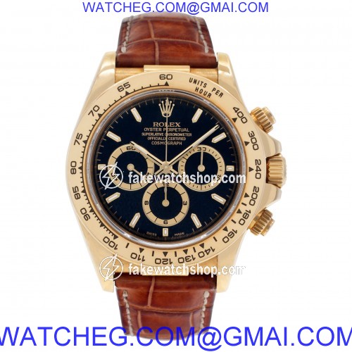 Rolex 16518 Daytona Automatic Male 18k yellow gold 2