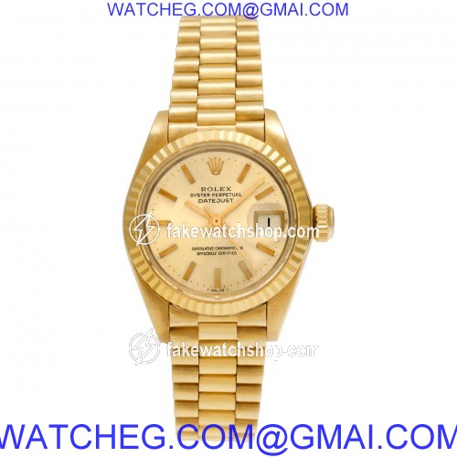 Rolex 6917 Datejust Automatic Female 18k yellow gold 2