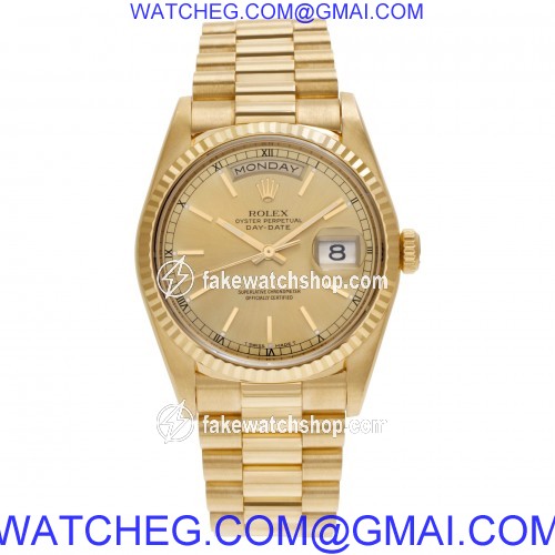 Rolex 18238 Day-Date Automatic Male 18k yellow gold 2