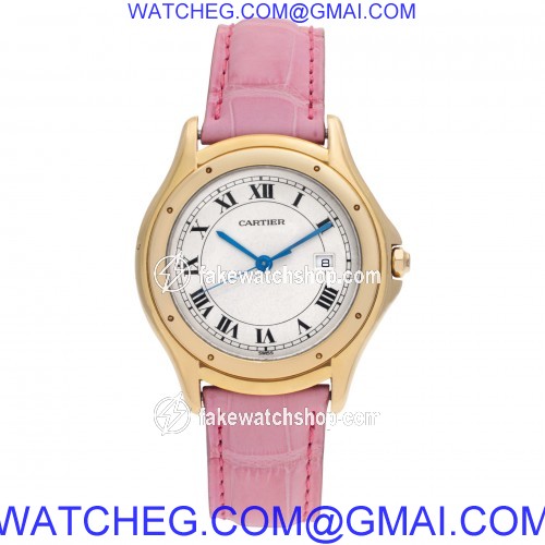 Cartier 116000R Cougar Quartz Female 18k yellow gold 2