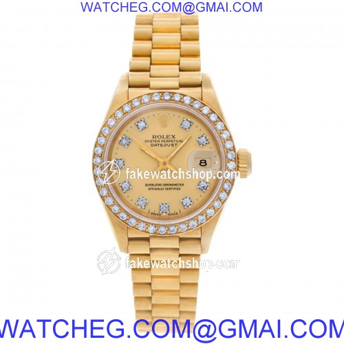 Rolex 6917 Datejust Automatic Female 18k yellow gold 2