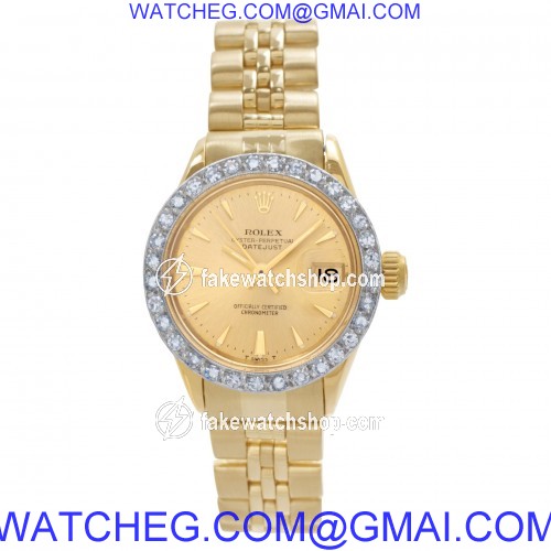 Rolex 6517 Datejust Automatic Female 18k yellow gold 2