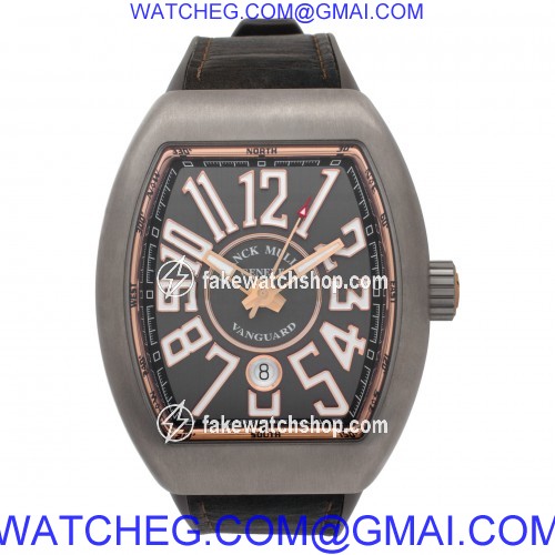 Franck Muller 45SCBLKBLKGRY Vanguard Automatic Male Titanium 2