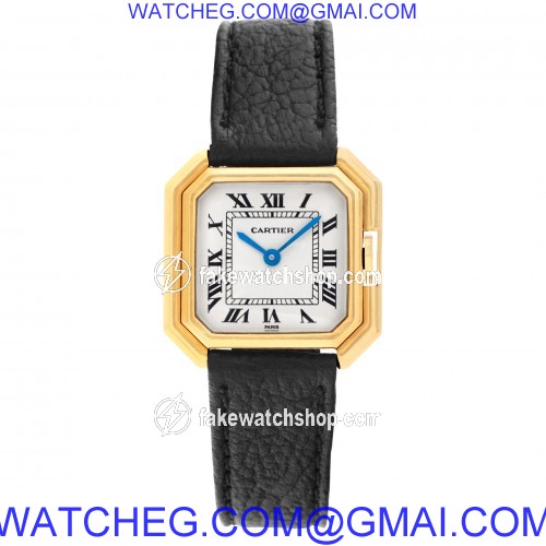 Cartier 78099 Sextavado Manual Female 18k yellow gold 2