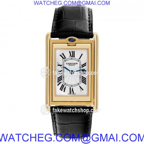 Cartier 2499D Basculante Manual Unisex 18k yellow gold 2