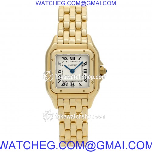 Cartier W25022B9 Panthere Quartz Female 18k Yellow Gold 2
