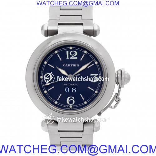 Cartier W31047M7 Pasha Automatic Unisex Stainless Steel 2