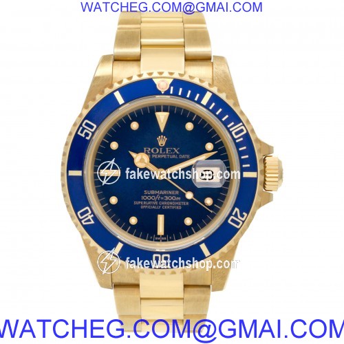 Rolex 16808 Submariner Automatic Male 18k yellow gold 2