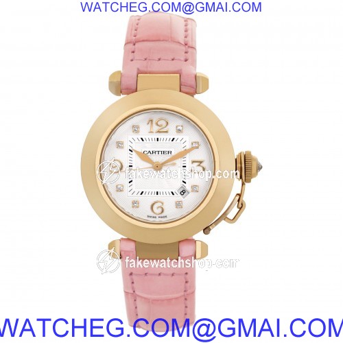 Cartier WJ11891G Pasha Automatic Female 18k yellow gold 2