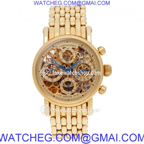 Chronoswiss CH7521 Opus Automatic Male 18k yellow gold 2