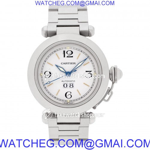 Cartier 2475 Pasha Automatic Unisex Stainless Steel 2
