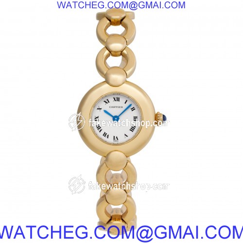 Cartier 1989-1 Colisee Quartz Female 18k yellow gold 2