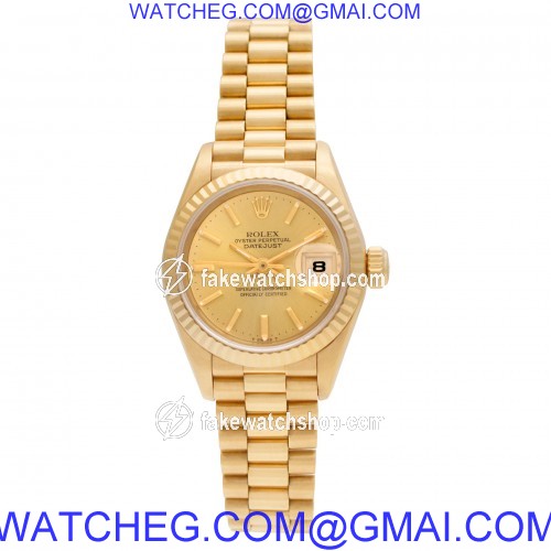 Rolex 69178 Datejust Automatic Female 18k yellow gold 2