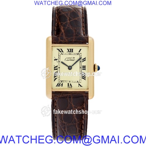 Cartier Cartier 1638 Tank Manual Unisex Vermeil 2