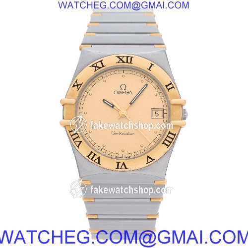 Omega 39610701 Constellation Quartz Male 18k gold & Stainless Steel 2
