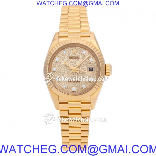 Rolex 69178 Datejust Automatic Female 18k yellow gold 2
