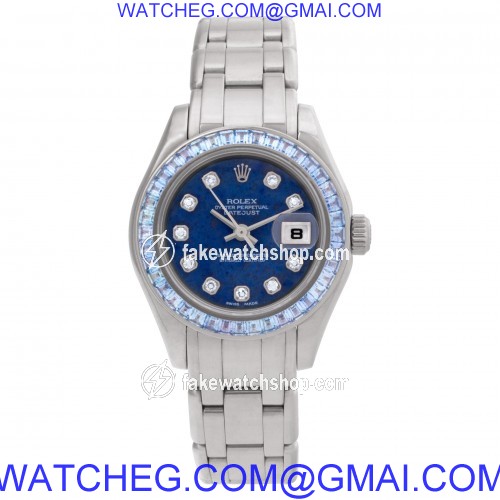 Rolex 80309 Pearlmaster Automatic Female 18k White Gold 2