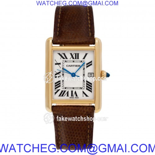 Cartier W1529756 Tank Louis Cartier Quartz Unisex 18k Yellow Gold 2