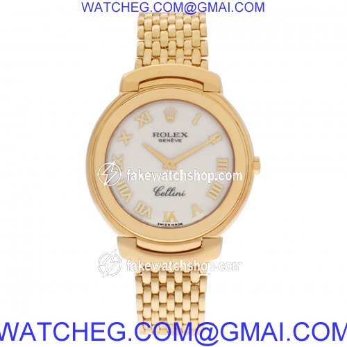Rolex 6623 Cellini Quartz Unisex 18k yellow gold 2