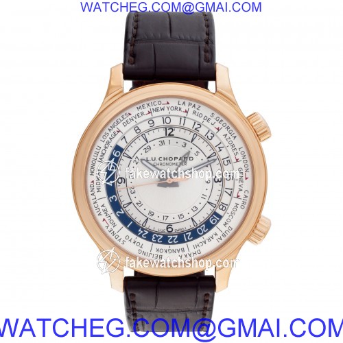 Chopard 161942-5001 L.U.C. Time Traveler One Automatic Male 18k rose gold 2