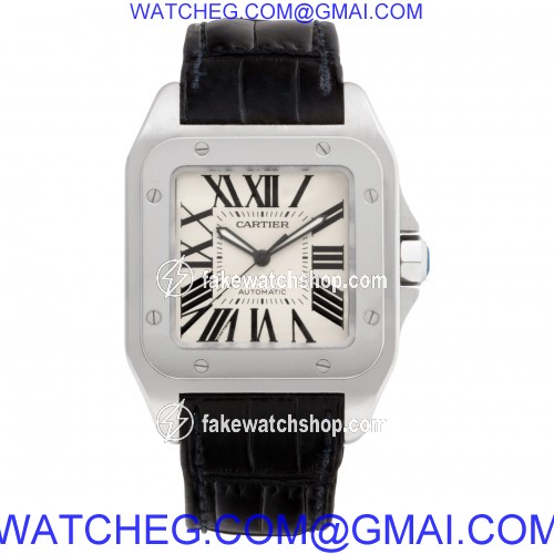 Cartier W20073X8 Santos 100 Automatic Male Stainless Steel 2