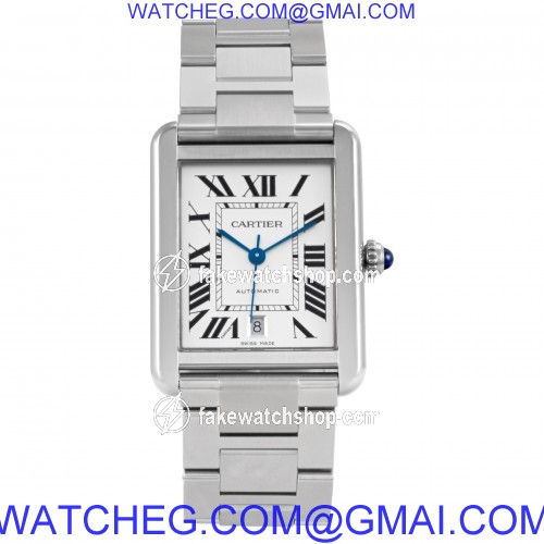 Cartier w5200028 Tank Solo Automatic Male Stainless Steel 2