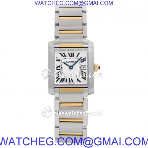 Cartier W51012Q4 Tank Francaise Quartz Unisex Stainless Steel 2