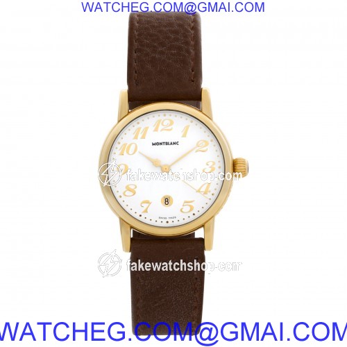 MontBlanc 7008 Meisterstuck Quartz Unisex 18k yellow gold 2